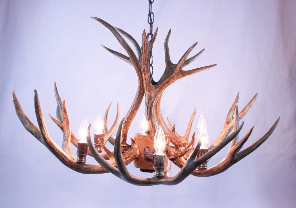 Custom Elk or Deer Antler Chandelier – Antler Creek Wildlife Creations