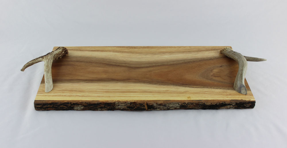 Hunting Horn Solid Wood Chopping Board Cutting Serving Platter 